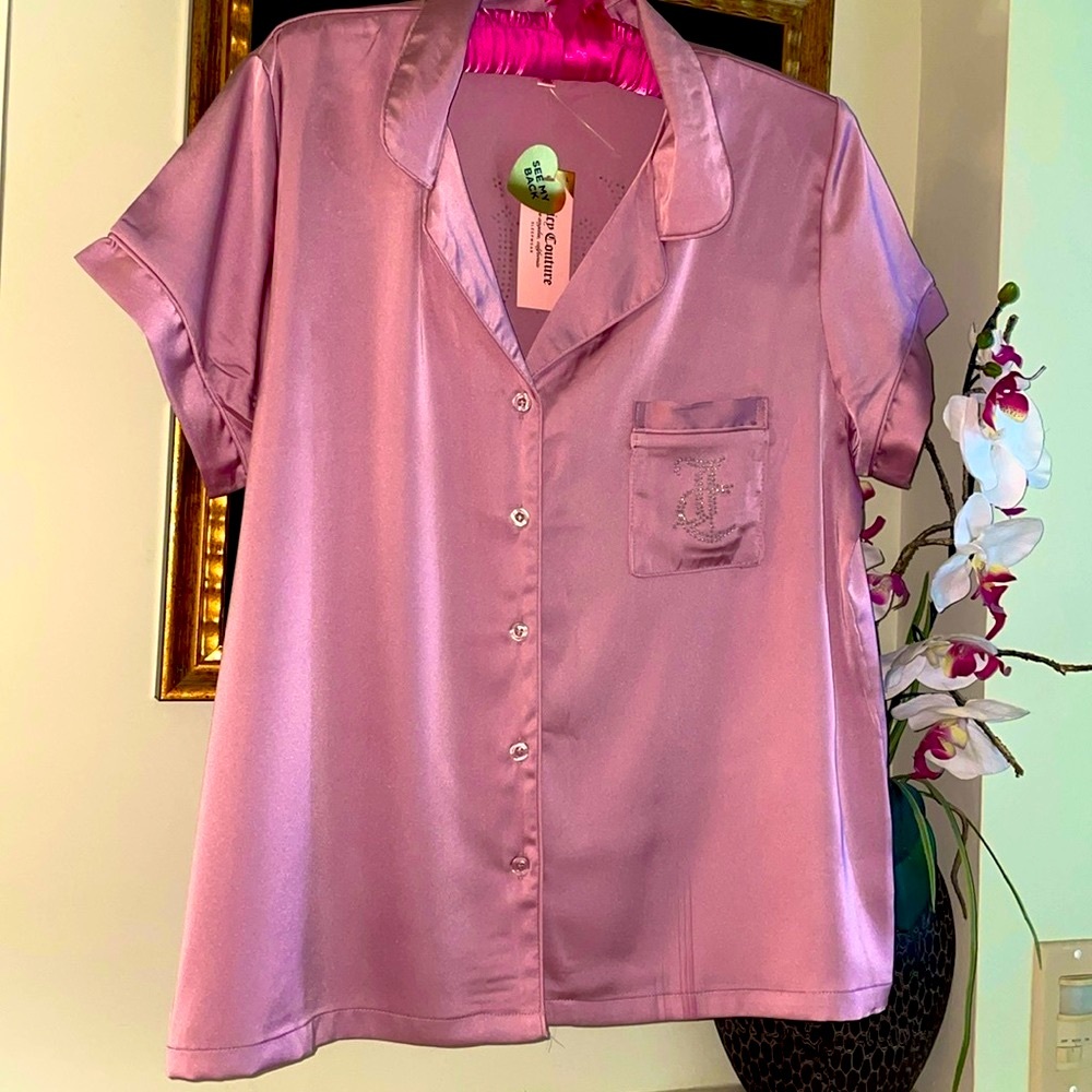 Juicy couture satin sleep top